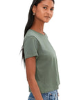 Splendid Louisa Short Sleeve Tee in Eucalyptus