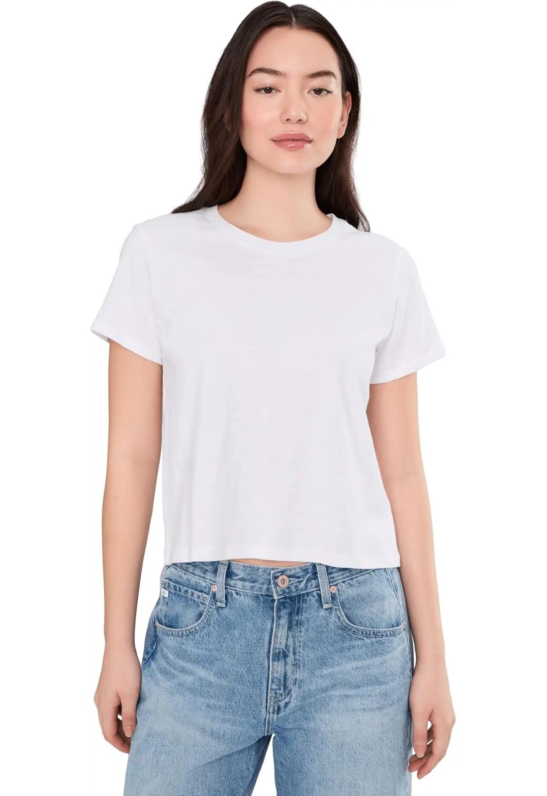 Splendid Louisa Short Sleeve Tee in White