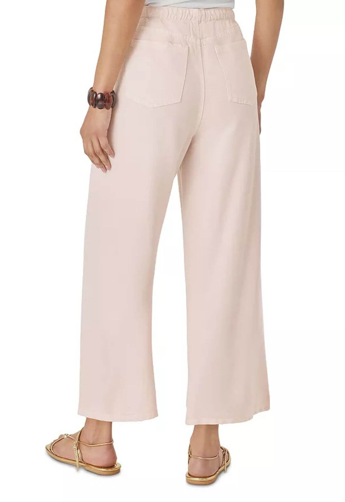Splendid Lounge Denim Cropped Pant in Rose Petal