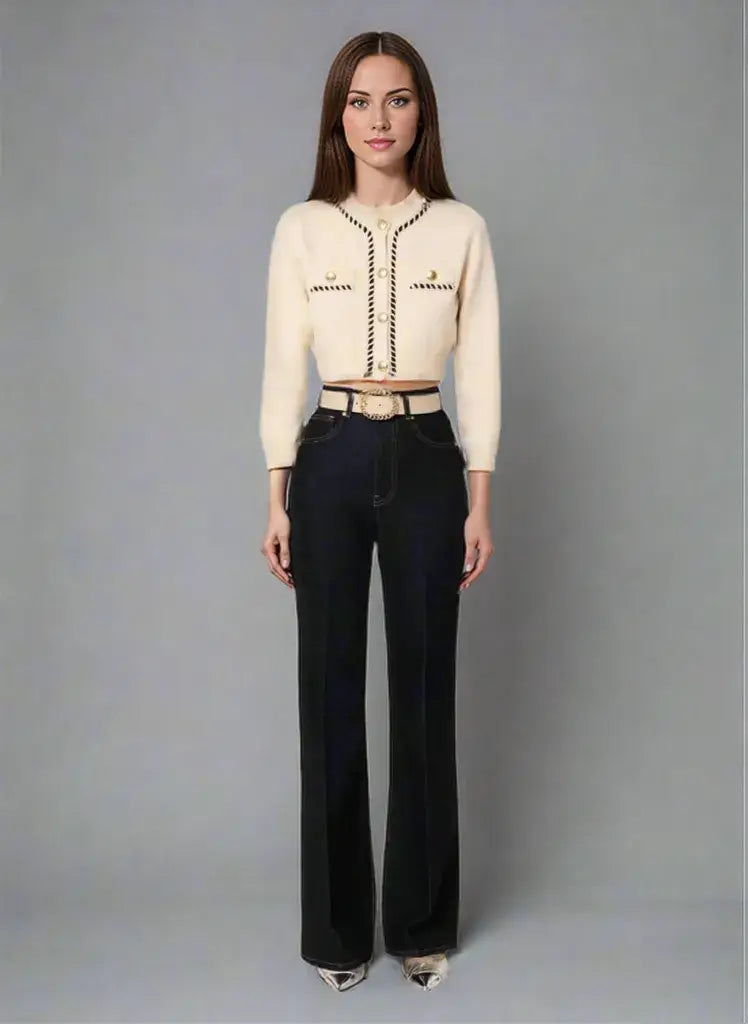 Tara Jarmon Gemini Cropped Cardigan