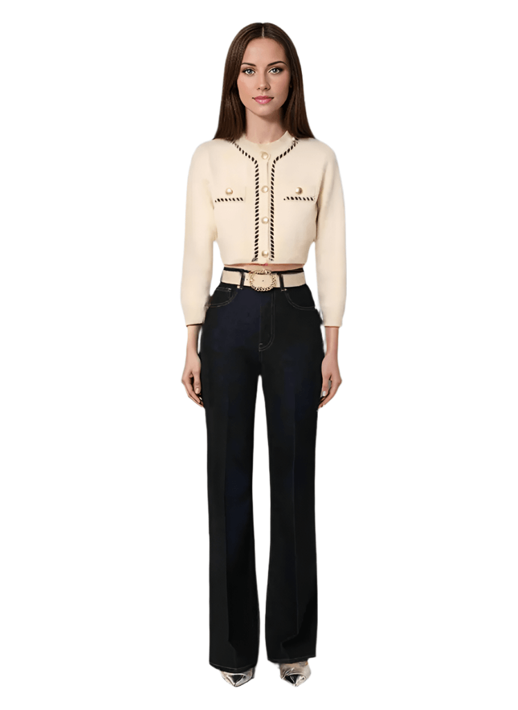 Tara Jarmon Gemini Cropped Cardigan