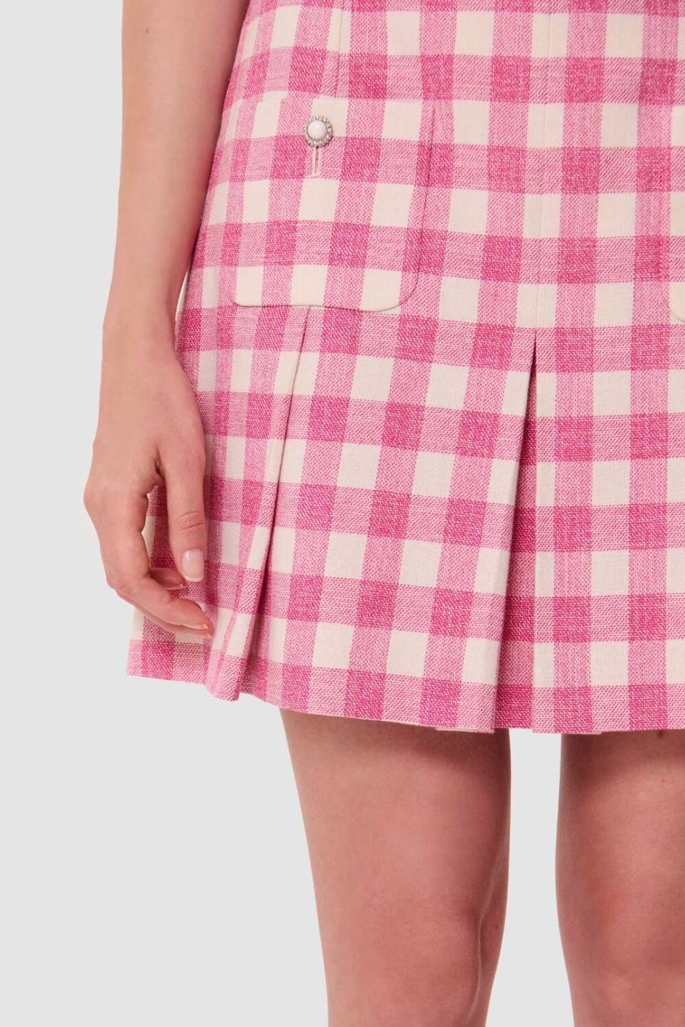 Tara Jarmon Joseff Gingham Skirt