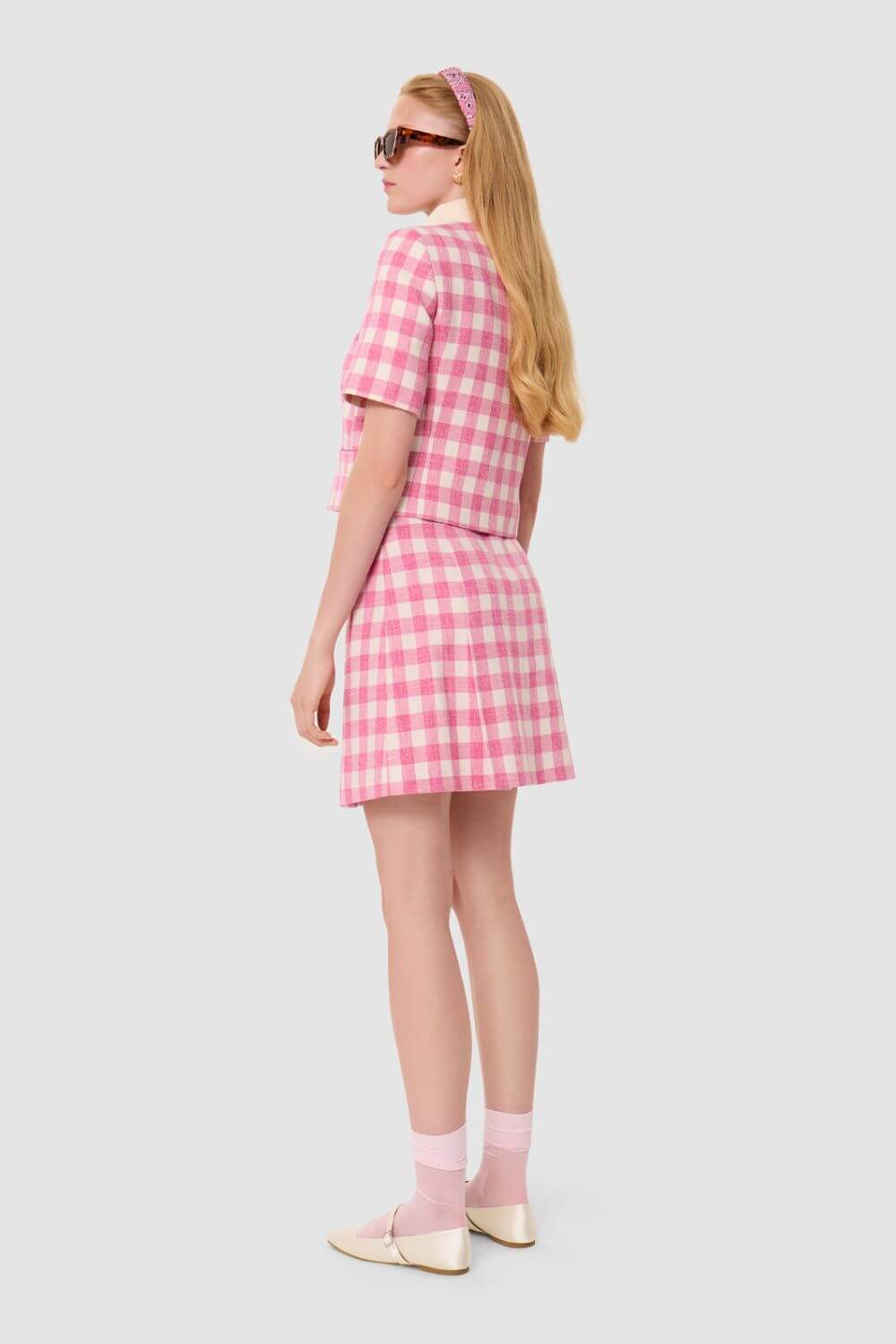 Tara Jarmon Joseff Gingham Skirt