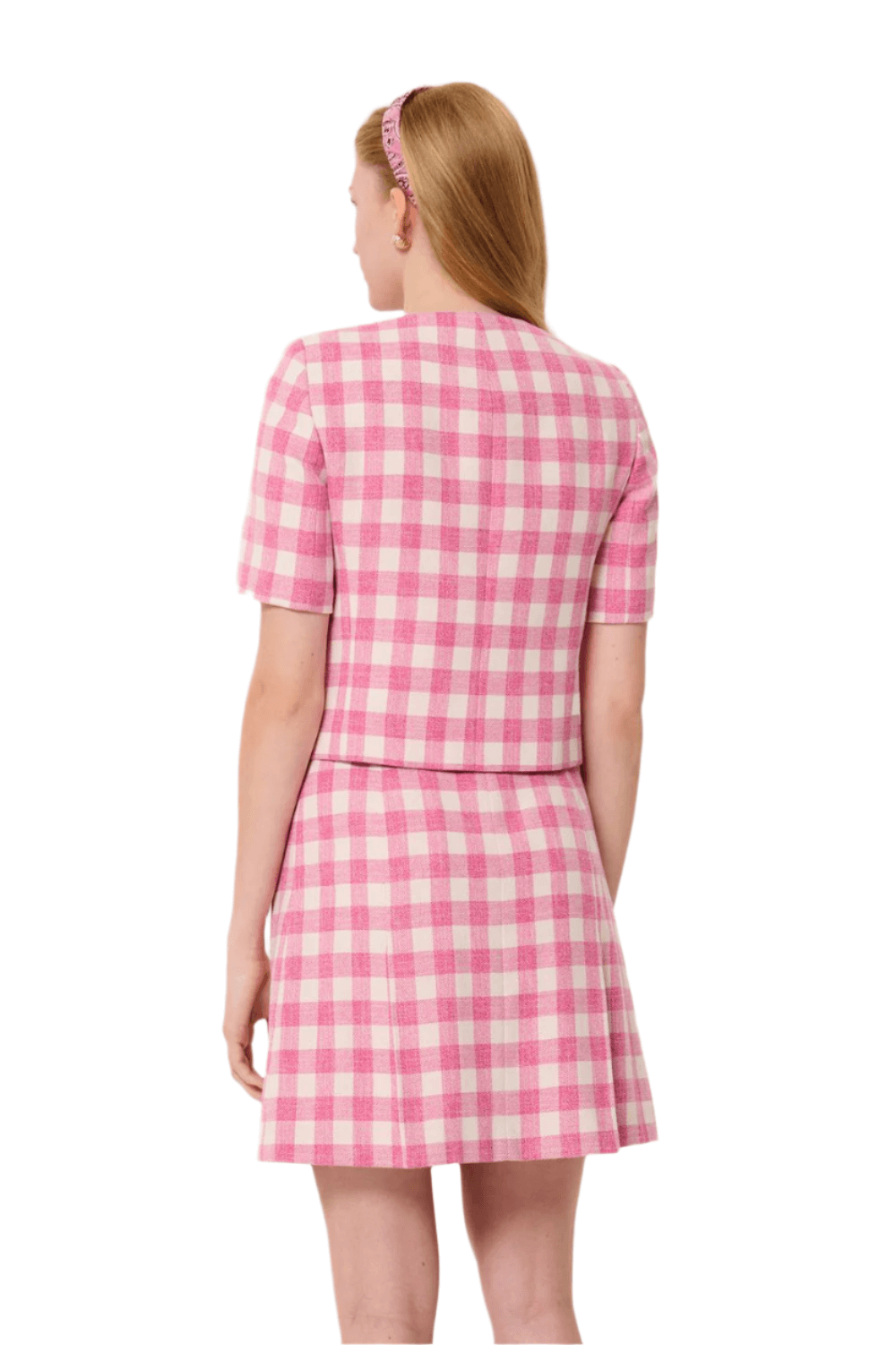 Tara Jarmon Vanita Gingham Jacket