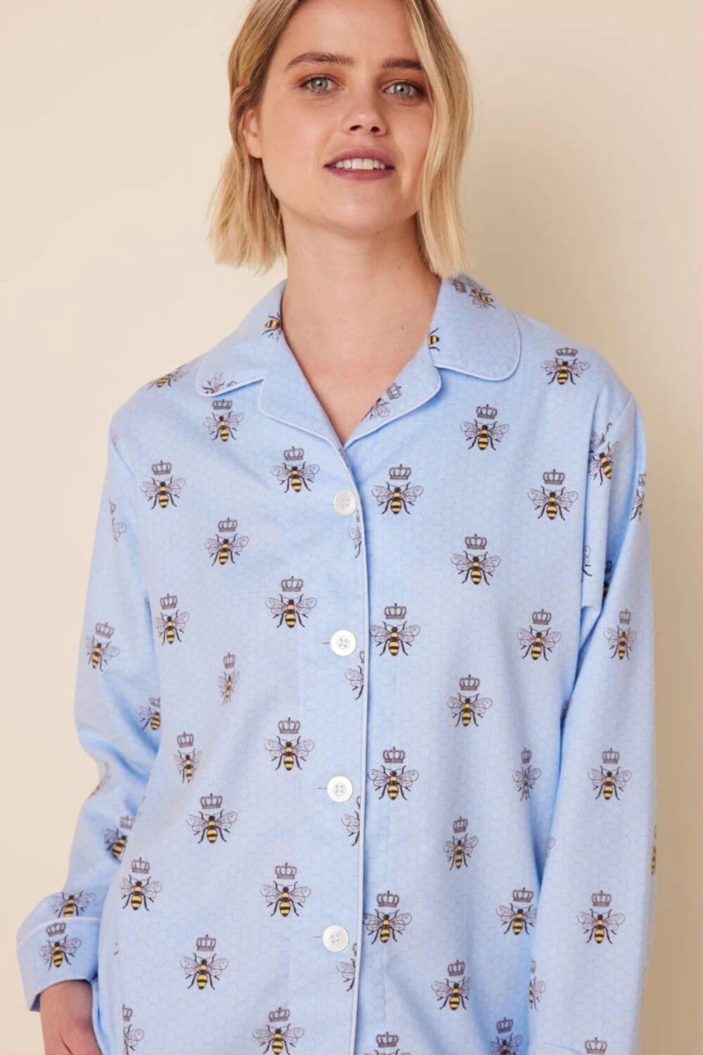 The Cat's Pajamas Queen Bee Luxe Pima Pajama Set