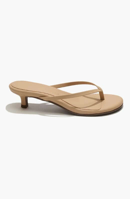 TKEES Julia Heeled Flip Flop in Sunkissed