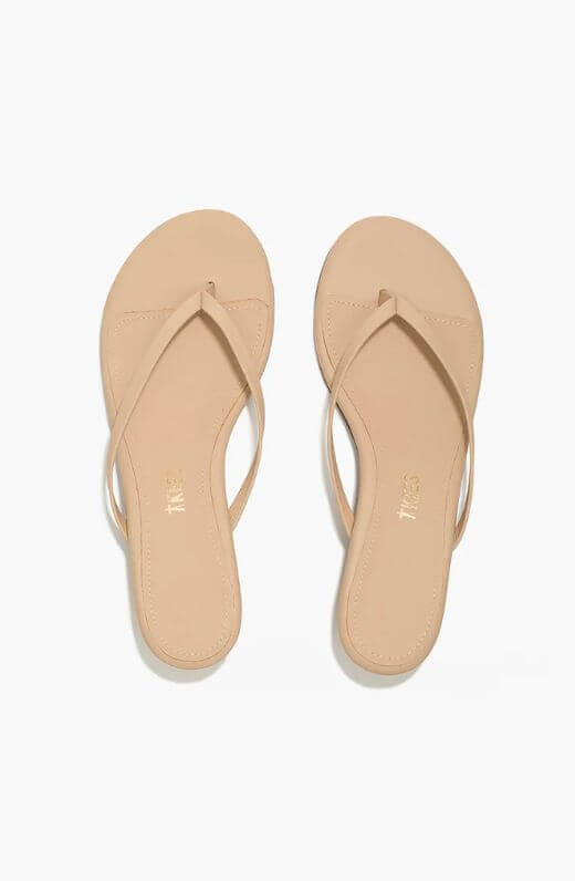 TKEES Julia Heeled Flip Flop in Sunkissed