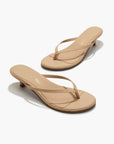 TKEES Julia Heeled Flip Flop in Sunkissed