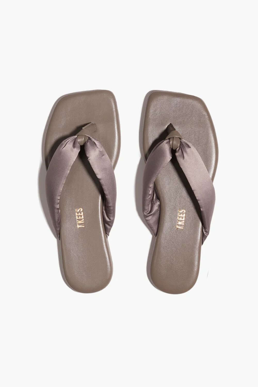 TKEES Lennon Flip Flop in Pewter