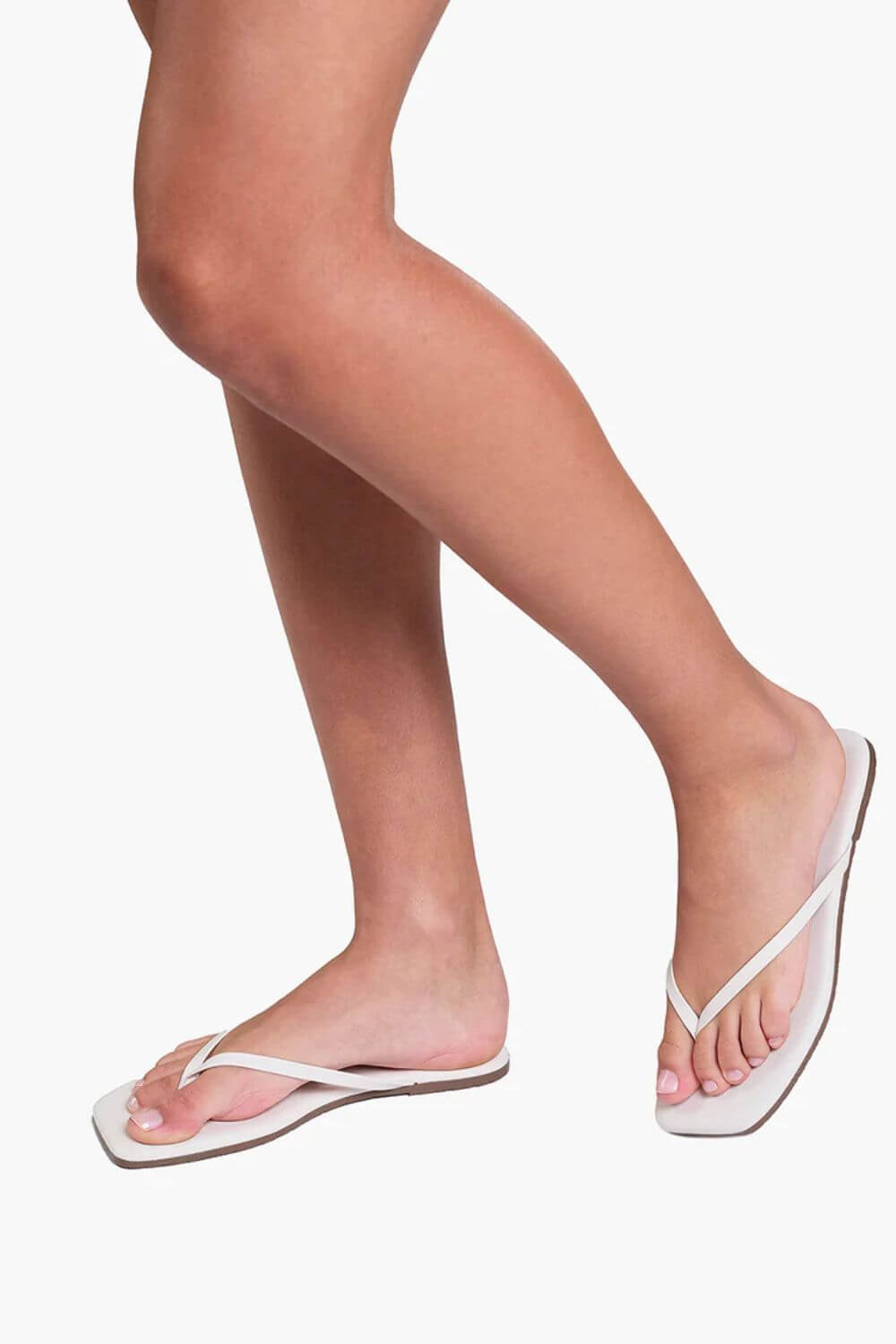 TKEES Square Toe Lily Flip Flop