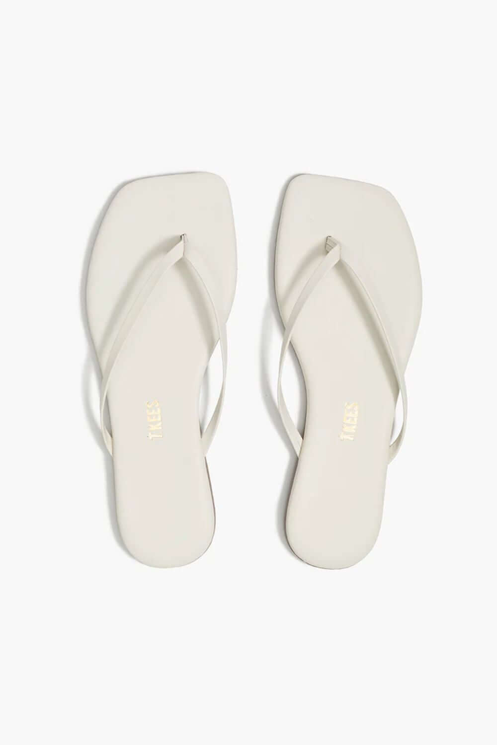 TKEES Square Toe Lily Flip Flop