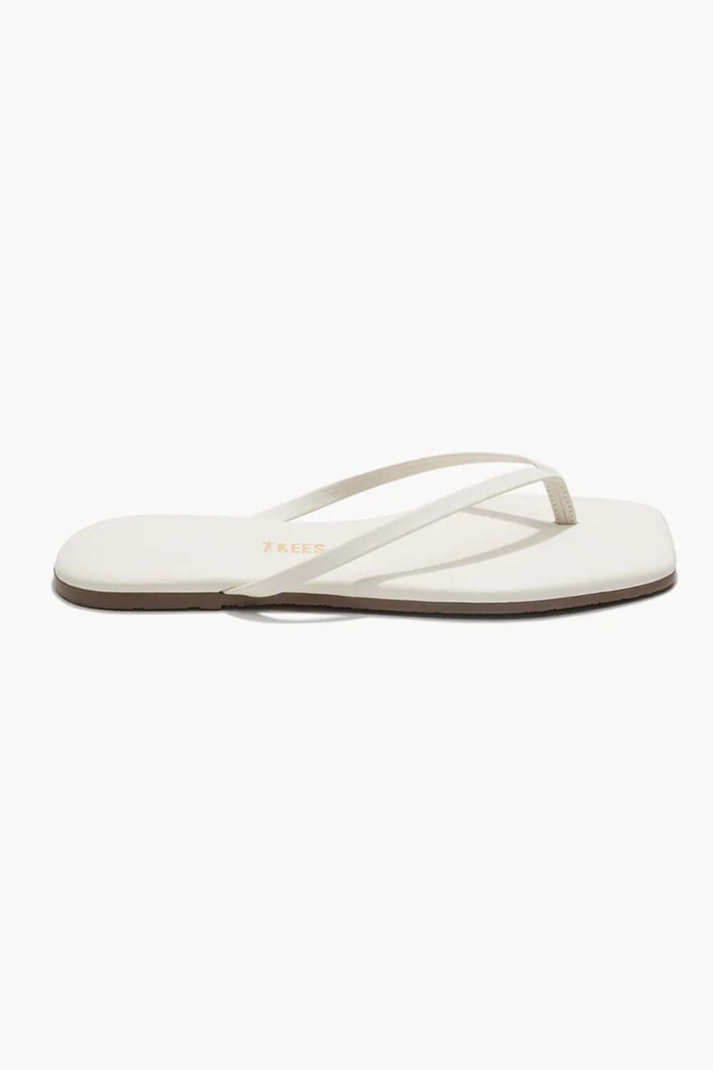 TKEES Square Toe Lily Flip Flop