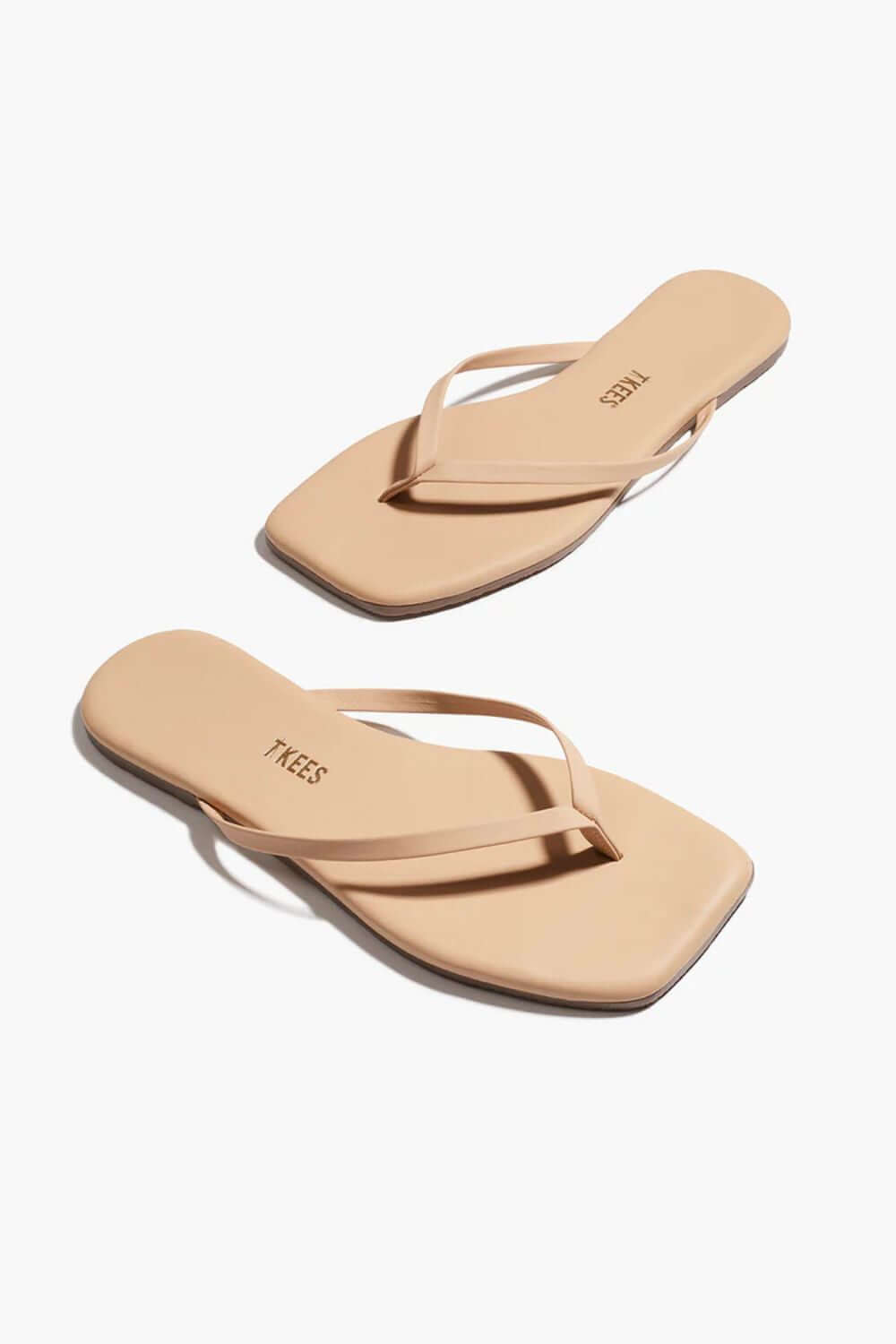 TKEES Square Toe Lily Flip Flop