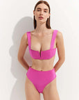 Victoria Bikini Set in Hot Pink