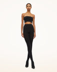 Wolford Velvet 66 Leg Support Tights in Black, view 4