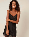 Simone Perele Nocturne Silk Dress Color: Black Size: XS at Petticoat Lane  Greenwich, CT