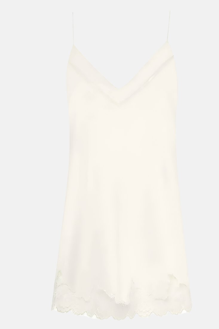 Simone Perele Nocturne Silk Dress Color: Black, Ivory, Blush Size: XS, S, M, L, XL at Petticoat Lane  Greenwich, CT