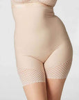 Simone Perele Subtile High Waist Shaper Shorts Color: Nude Size: XS at Petticoat Lane  Greenwich, CT