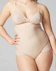 Simone Perele Subtile High Waist Shaper Brief Color: Nude Size: XS at Petticoat Lane  Greenwich, CT