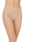 On Gossamer Mesh Hi-Cut Brief Color: Champagne, Black Size: S, M, L, XL at Petticoat Lane  Greenwich, CT