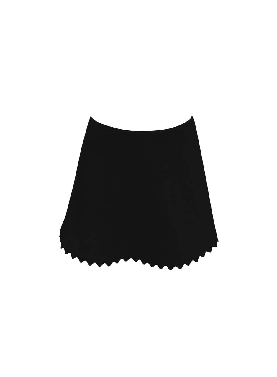 Karla Colletto Ines A-Line Skirt Color: Black Size: XS at Petticoat Lane  Greenwich, CT