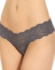 Cosabella Cutie Low Rise Thong Color: Anthracite  at Petticoat Lane  Greenwich, CT