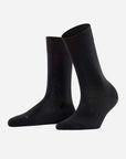 Falke Sensitive London Women's Socks Color: Black, White, Sand Mel., Anthra. Mel., Grey Mix, Dark Brown Size: 35-38, 39-42 at Petticoat Lane  Greenwich, CT