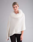 Alashan Cashmere Cashmere Luxe Windchill Fox Color: Snow  at Petticoat Lane  Greenwich, CT