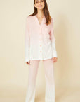 Cosabella Bella Printed Long Sleeve PJ Set in Fiore Ombre Size: XS  at Petticoat Lane  Greenwich, CT