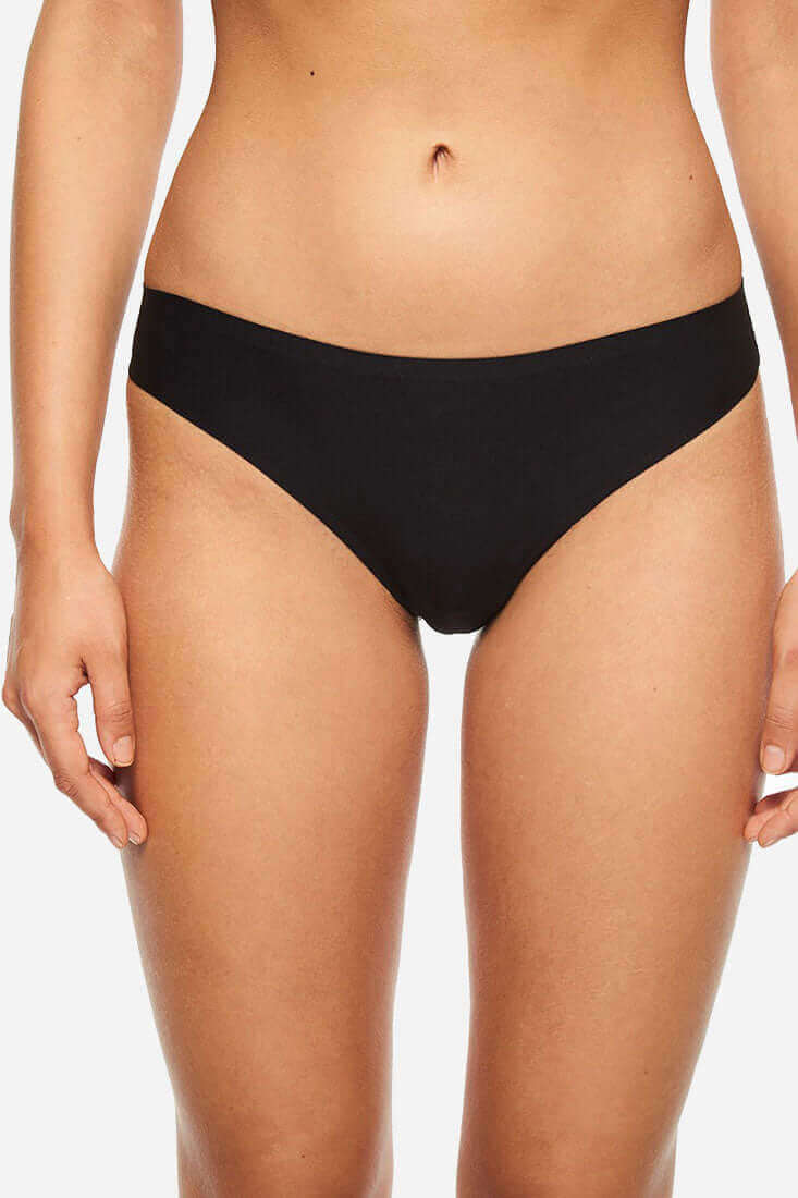 Chantelle Soft Stretch Thong Color: Black, Nude, Ivory Size: O/S at Petticoat Lane  Greenwich, CT