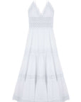 Cindy Long Dress in White