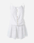 Melissa Odabash Chelsea Cover Up in White Color: White Size: XS, S, 8/M, L at Petticoat Lane  Greenwich, CT
