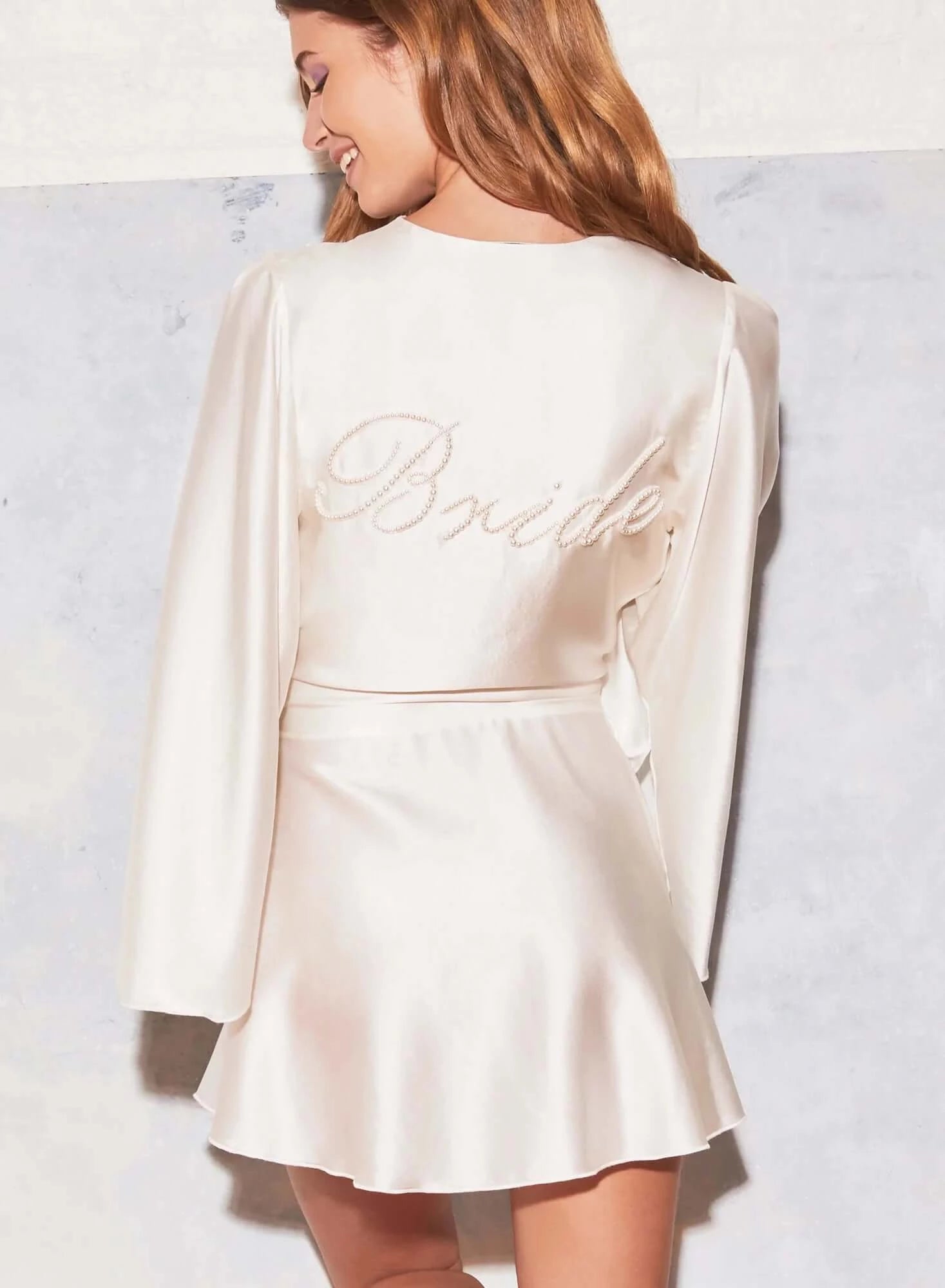Bride Embroidery Angel Robe