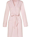 Marelle Grace Long Sleeve Short Robe Color: Light Blue, Taupe, Pink Size: M, Small, Medium at Petticoat Lane  Greenwich, CT