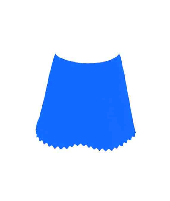 Karla Colletto Ines A-Line Skirt Color: Ocean Size: XS at Petticoat Lane  Greenwich, CT