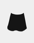 Karla Colletto Ines A-Line Skirt Color: Black, Cherry, Ocean Size: XS, S, M, L at Petticoat Lane  Greenwich, CT