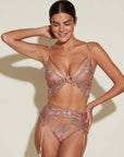 Paradiso Triangle Bra in Colors of India