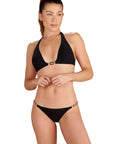 Pain de Sucre Chani Top/Debby Bottom Bikini Size: S, M Color: Black at Petticoat Lane  Greenwich, CT