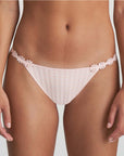 Marie Jo Avero Low Waist String Bikini Color: Pearly Pink Size: S at Petticoat Lane  Greenwich, CT