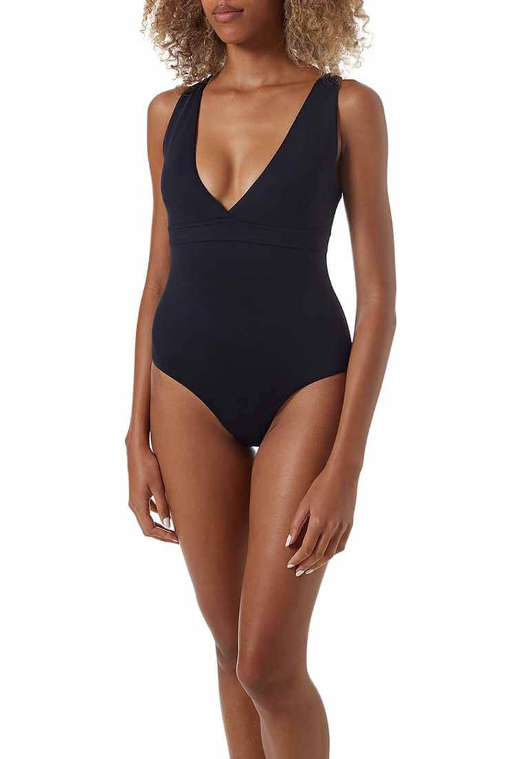 Melissa Odabash Pompeii Swimsuit in Black Size: S Color: Black at Petticoat Lane  Greenwich, CT