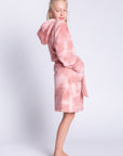 PJ Salvage Kids Robe Color: Pink, Stone Size: XS, S, M, L at Petticoat Lane  Greenwich, CT