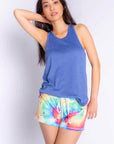 PJ Salvage Stardust Short Color: Tie-dye Size: XS at Petticoat Lane  Greenwich, CT