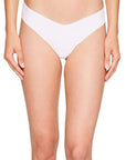 Commando Low Rise Thong Color: White Size: S/M at Petticoat Lane  Greenwich, CT