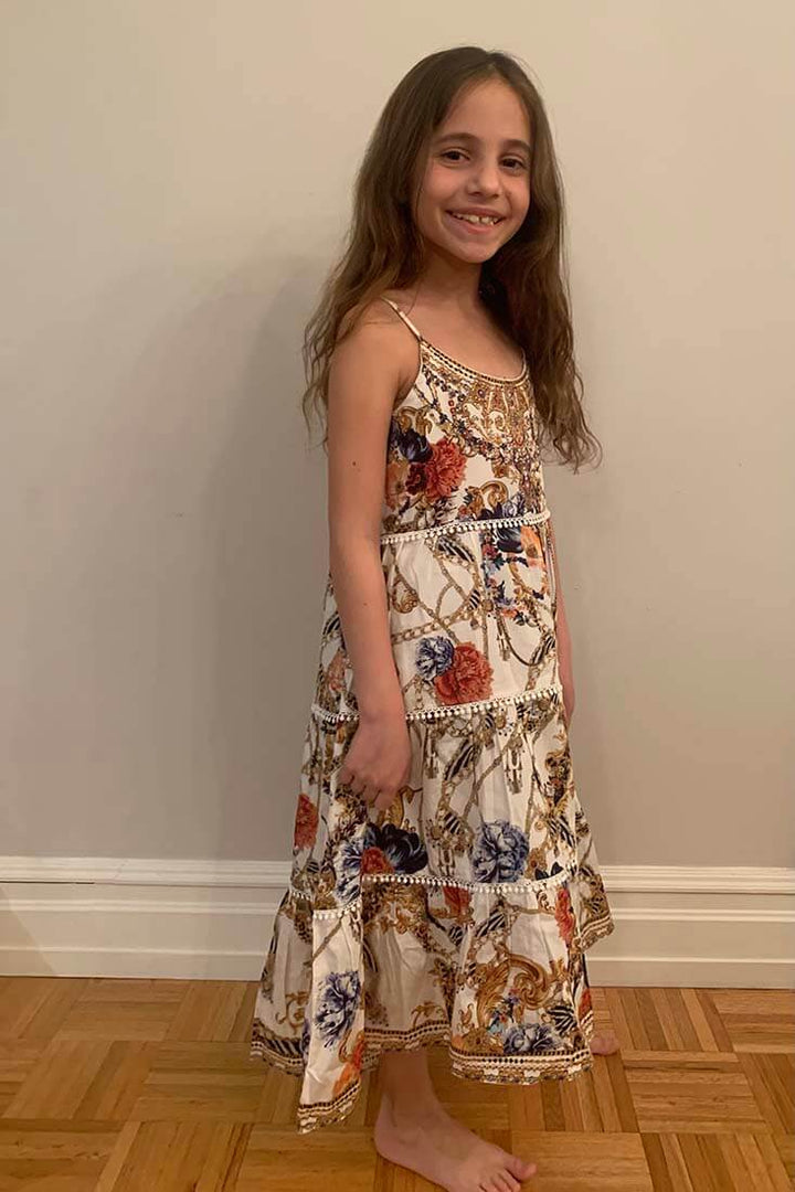 Camilla Reign Supreme Kids High Low Hem Dress Color: Reign Supreme Size: 4, 6, 8, 10 at Petticoat Lane  Greenwich, CT