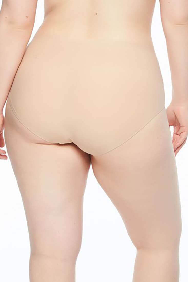 Chantelle Soft Stretch Plus Brief Color: Black, Ultra Nude  at Petticoat Lane  Greenwich, CT