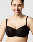 Chantelle Day to Night Lace Unlined Demi Bra Color: Black Size: 34B at Petticoat Lane  Greenwich, CT