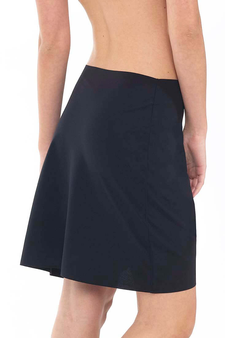 Commando Half Slip back view in Black
