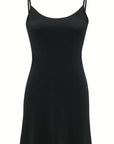 Commando Mini Cami Slip in Black
