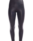 Commando Perfect Control Faux Leather Leggings in Black