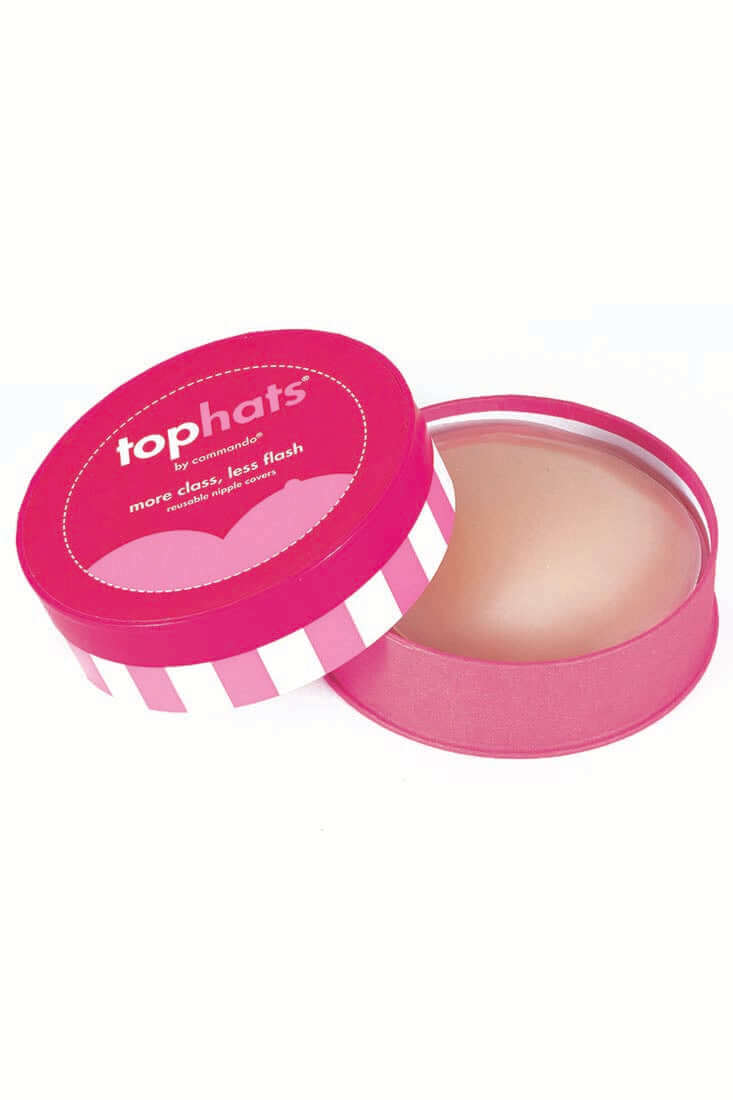 Commando Top Hats in Nude